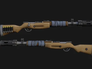 राइफल 3D मॉडल
