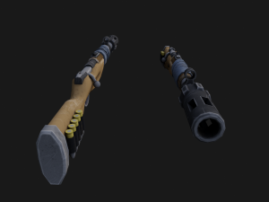 Rifle Modello 3D