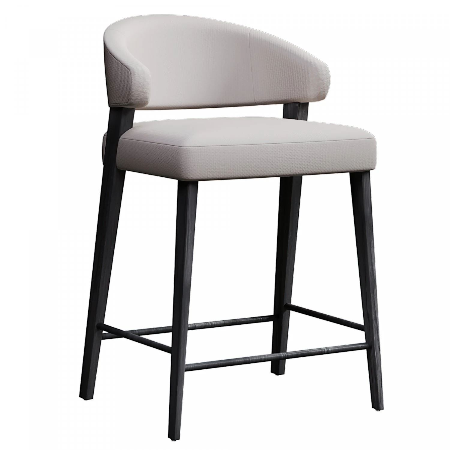 CAHN COUNTER STOOL 3D Model .c4d .max .obj .3ds .fbx .stl .blend