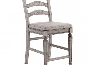Barstool By Casagear Home 3D Model