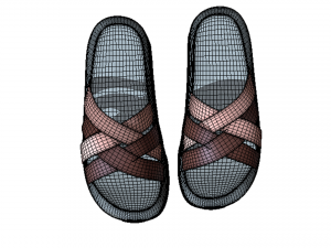 Women Slippers Flip Flops Modèle 3D