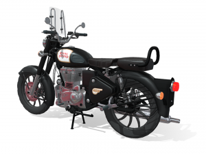 Royal enfield classic 350 with Windshield 3D-Modell