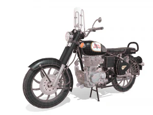 Royal enfield classic 350 with Windshield 3D Model