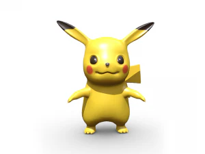 Pok&eacute;mon Pikachu Modello 3D