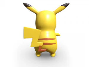 Pikachu Pokemon 3D Model