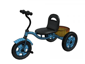 Child Tricycle 3D Model