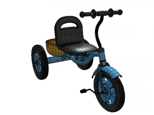 Child Tricycle 3D Model