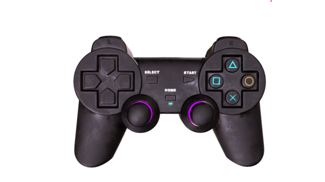 Gaming Controller Joystick 3D Model .c4d .max .obj .3ds .fbx .stl .blend 