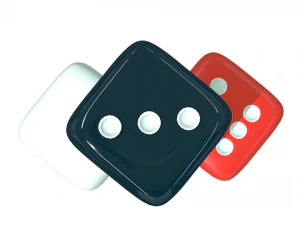 Ludo Game Dices 3D Model
