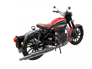 Royal Enfield Classic 350 Red 3D Model
