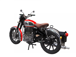 Royal Enfield Classic 350 Red 3D Model