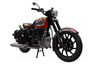 Royal Enfield Classic 350 Red 3D Model