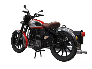 Royal Enfield Classic 350 Red 3D Model