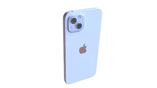 IPhone 14 Mini 3D Модель .c4d .max .obj .3ds .fbx .stl .blend 