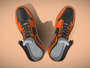 Leather Shoes 3D Model