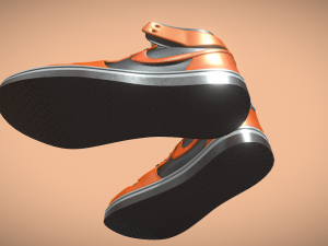 Leather Shoes 3D Model