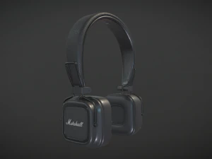 Marshall Headphone Nirkabel Model 3D