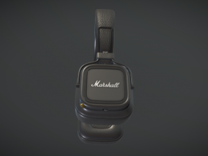 Wireless Headphone Marshall 3D Model