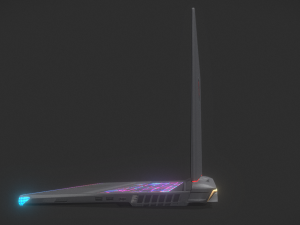 Gaming Laptop MSI Raider GE78HX Modelo 3D
