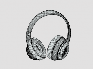 Wireless Headphones Beats 3D-Modell