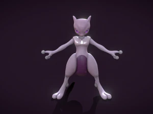 Pokemon Mewtwo Modello 3D