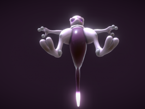 Mewtwo Pokemon 3D Model