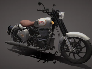 Royal Enfield Classic 350 Motorbike 3D Model