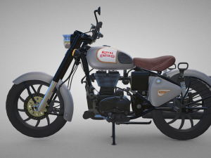 Royal Enfield Classic 350 Motorbike 3D Модель