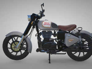 Royal Enfield Classic 350 Motorbike 3D Model