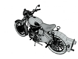 Royal Enfield Classic 350 Motorbike 3D Model