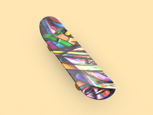 Skateboard 3D Model