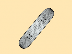 Skateboard 3D Model
