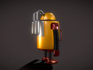 Robot Cartoon 3D Model