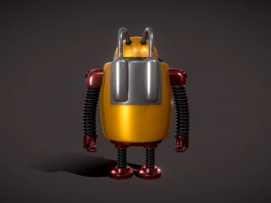Robot Cartoon 3D Model