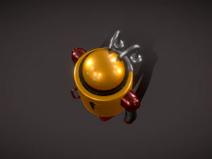 Robot Cartoon 3D Model
