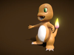 Покемон Чармандер 3D Модель