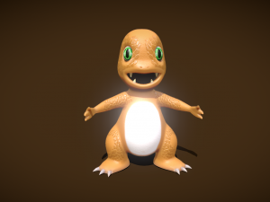 Charmander Pokemon Model 3D