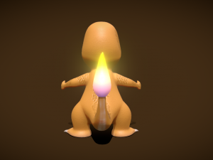 Charmander Pokemon Model 3D