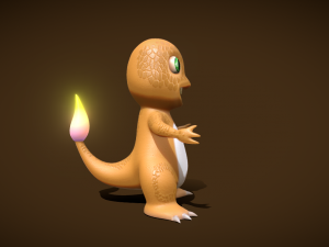 Charmander Pokemon Model 3D