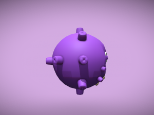 Koffing Pokemon 3D Model