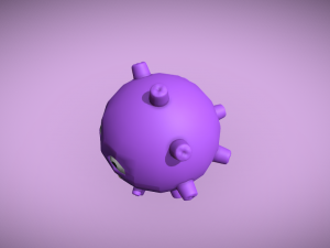 Koffing Pokemon 3D Model