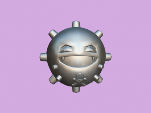 Koffing Pokemon 3D Model
