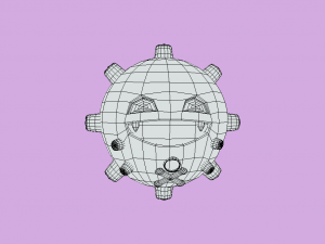 Koffing Pokemon 3D Model