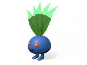 Oddish Pokemon 3Dモデル