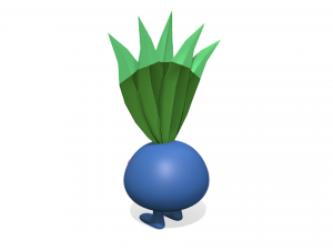 Oddish Pokemon 3Dモデル