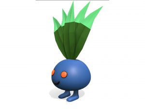 Oddish Pokemon 3Dモデル