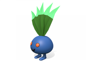 Oddish Pokemon 3Dモデル