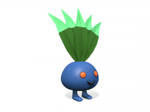 Oddish Pokemon 3Dモデル