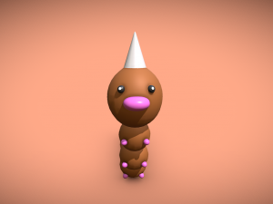 Weedle Pokmon Modelo 3D