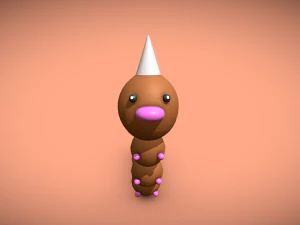 Weedle Pokmon 3D Model
